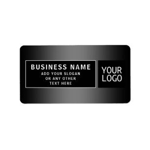 Upload Logo or QR code Cool Return Address Label