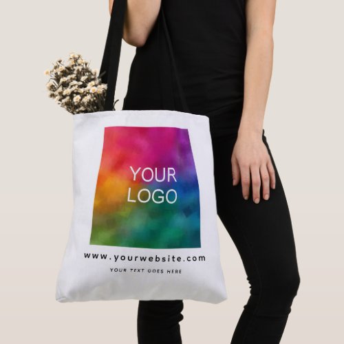 Upload Logo Promotional Custom Template Large Tote Bag