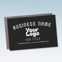 Upload Logo Retro-Modern Black & White (editable)