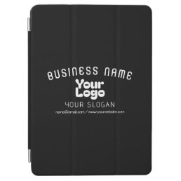 Upload Logo Retro-Modern Black &amp; White (editable) iPad Air Cover