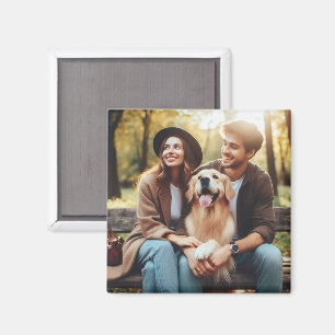 Upload Personalized Family Pet Photo Gift Keepsake Magnet