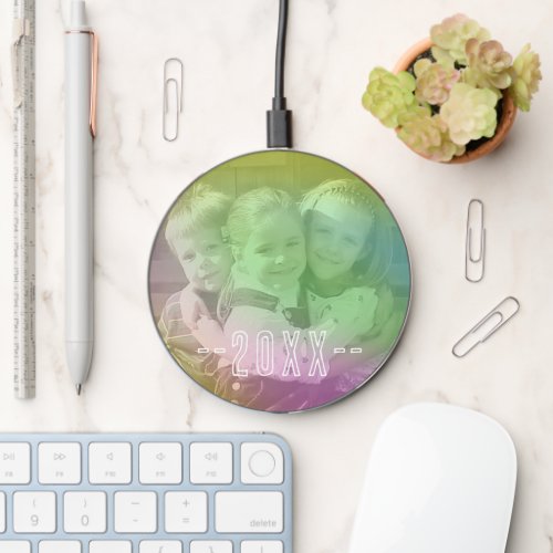 Upload Photo and add Custom Text _ Color Overlay Wireless Charger