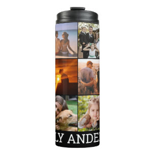 Upload photo and name thermal tumbler