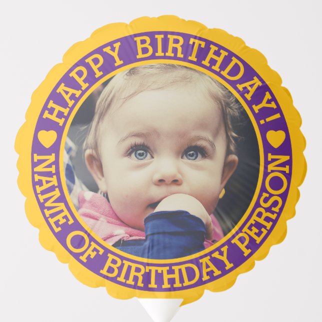 Upload photo balloon (Front)