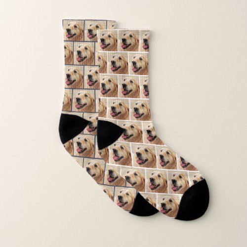 Upload Photo Dog Custom Picture Your Pet Design Ow Socks