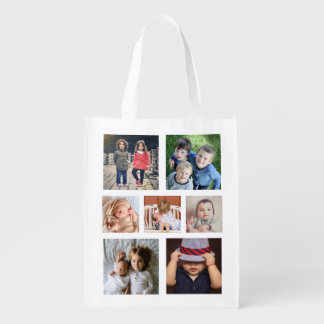 Upload photo grocery bag