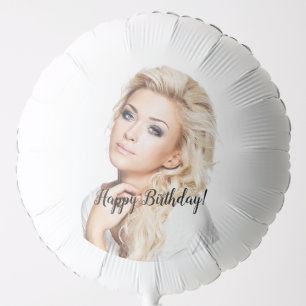 Upload photo Happy Birthday! text Balloon