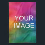 Upload Photo Image Logo Template Modern Elegant Kitchen Towel<br><div class="desc">Upload Photo Image Business Logo Template Modern Elegant Kitchen Towel.</div>