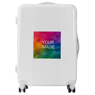 Upload Photo Image Or Logo Custom Elegant Template Luggage