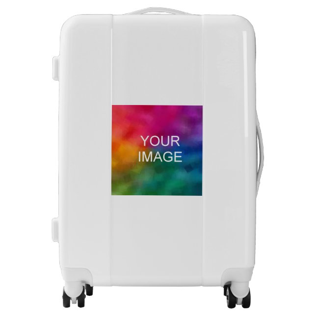 Upload Photo Image Or Logo Custom Elegant Template Luggage (Front)