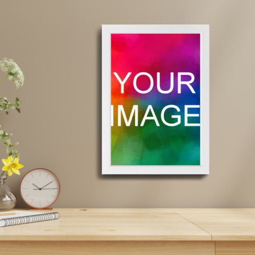 Upload Photo Image Picture Design or Business Logo Framed Art