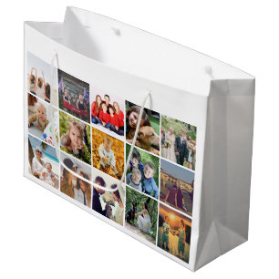 Upload photo large gift bag