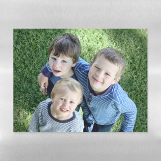 Upload photo magnetic dry erase sheet