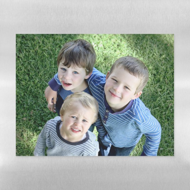 Upload photo magnetic dry erase sheet (Horizontal)