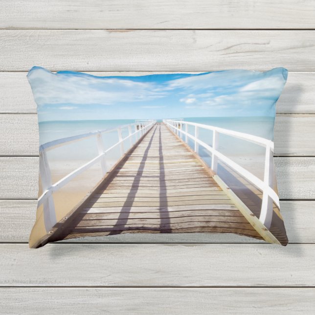 Upload photo outdoor pillow (Front)