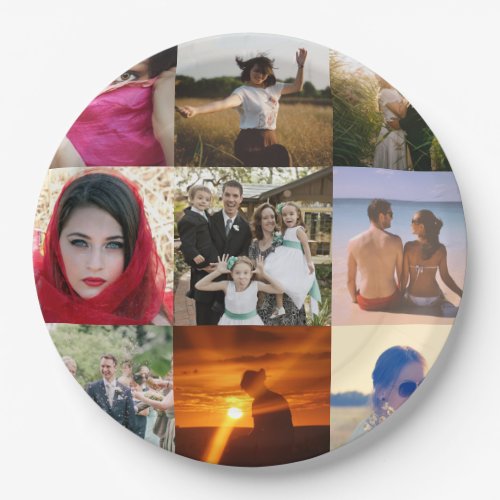 Upload photo paper plates