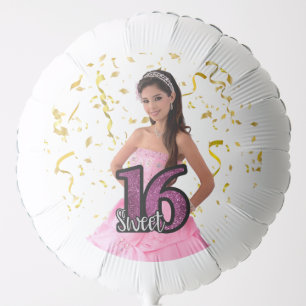 Upload photo Sweet Sixteen Birthday Balloon