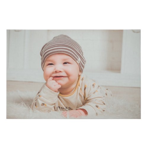 Upload Pic to Create a Faux Canvas Print