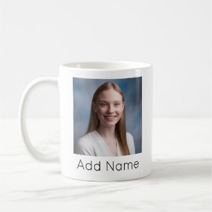 upload picture Custom Photo and Name Personalized Coffee Mug
