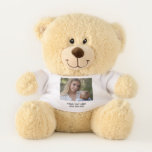 Upload Picture Personalized Photo &amp; text Teddy Bear