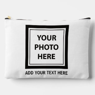Upload Picture Photo & Add Text – Customize Accessory Pouch