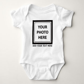 Upload Picture Photo & Add Text – Customize Baby Bodysuit