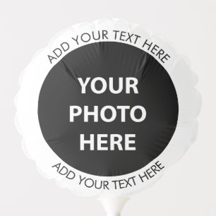 Upload Picture Photo & Add Text – Customize Balloon