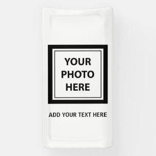 Upload Picture Photo & Add Text – Customize Banner