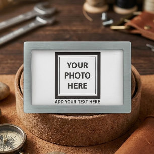 Upload Picture Photo & Add Text – Customize Belt Buckle