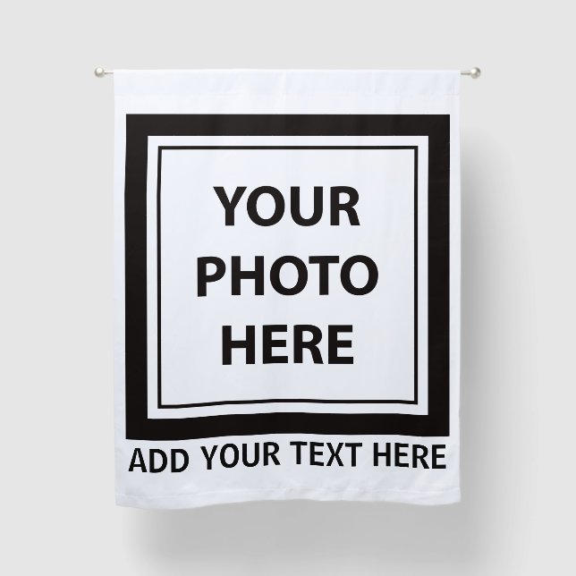 Upload Picture Photo & Add Text – Customize Blackout Curtains (Front)