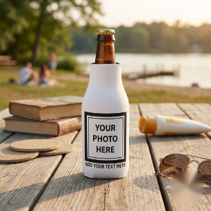Upload Picture Photo & Add Text – Customize Bottle Cooler