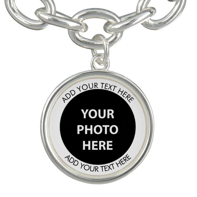 Upload Picture Photo & Add Text – Customize Bracelet (Design)