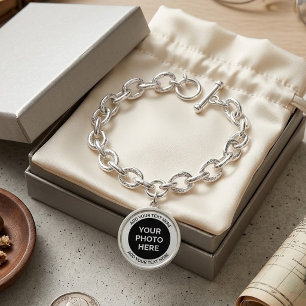 Upload Picture Photo & Add Text – Customize Bracelet