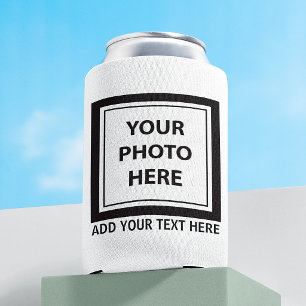 Upload Picture Photo & Add Text – Customize Can Cooler
