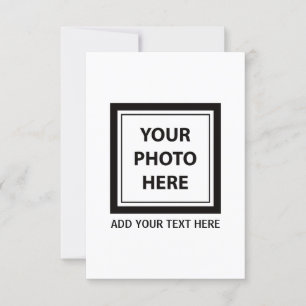 Upload Picture Photo & Add Text – Customize Card