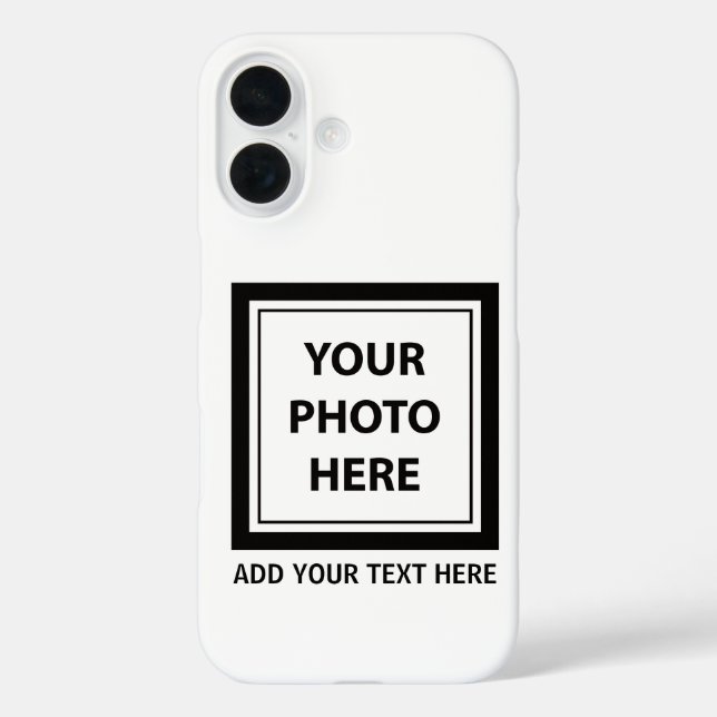 Upload Picture Photo & Add Text – Customize Case-Mate iPhone Case (Back)