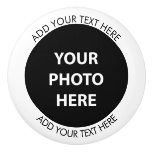 Upload Picture Photo & Add Text – Customize Ceramic Knob