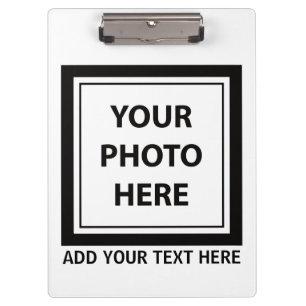 Upload Picture Photo & Add Text – Customize Clipboard