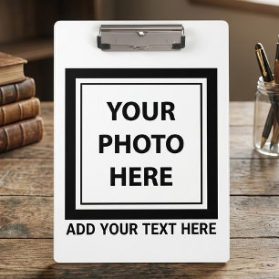 Upload Picture Photo & Add Text – Customize Clipboard