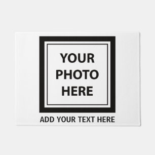 Upload Picture Photo & Add Text – Customize Doormat