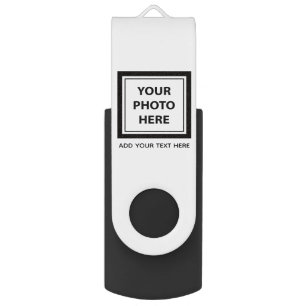 Upload Picture Photo & Add Text – Customize Flash Drive