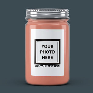 Upload Picture Photo & Add Text – Customize Food Label