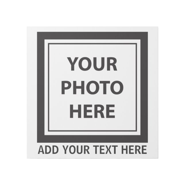 Upload Picture Photo & Add Text – Customize Gallery Wrap (Front)