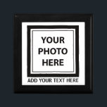 Upload Picture Photo & Add Text – Customize Gift Box<br><div class="desc">📸 Upload Your Picture & Photo
✏️ Add Custom Text
🎨 Design Your Unique Product in Seconds!

💡 Easy,  Fun & Personalized – Perfect for gifts,  keepsakes,  and memories!
🔥 Start Creating Now & Make It Truly Yours!</div>