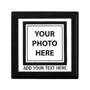 Upload Picture Photo & Add Text – Customize Gift Box