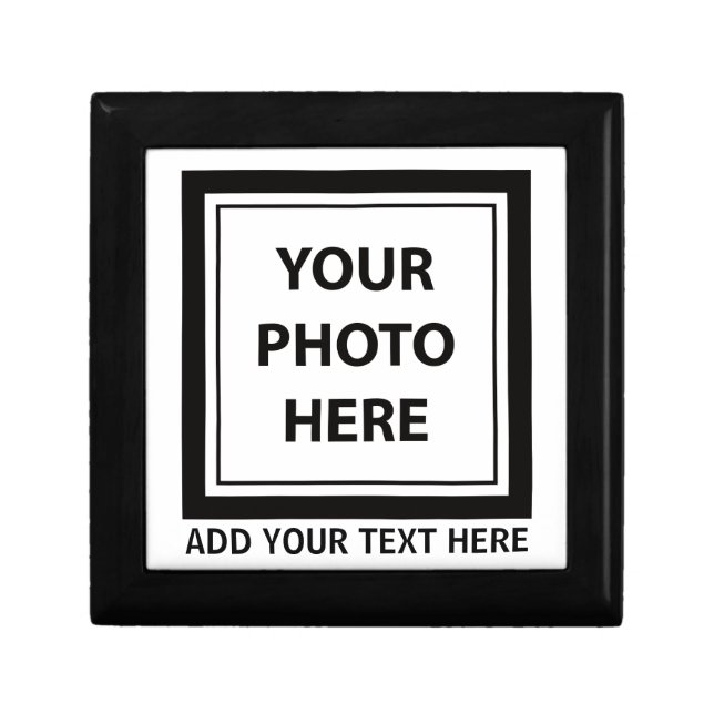 Upload Picture Photo & Add Text – Customize Gift Box (Front)