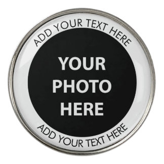 Upload Picture Photo & Add Text – Customize Golf Ball Marker