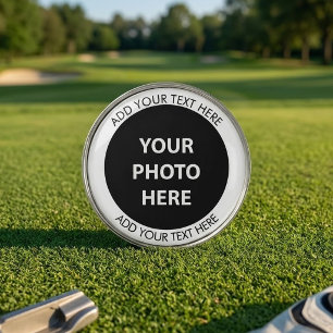 Upload Picture Photo & Add Text – Customize Golf Ball Marker