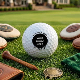 Upload Picture Photo & Add Text – Customize Golf Balls