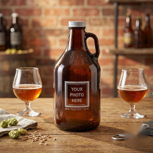 Upload Picture Photo & Add Text – Customize Growler